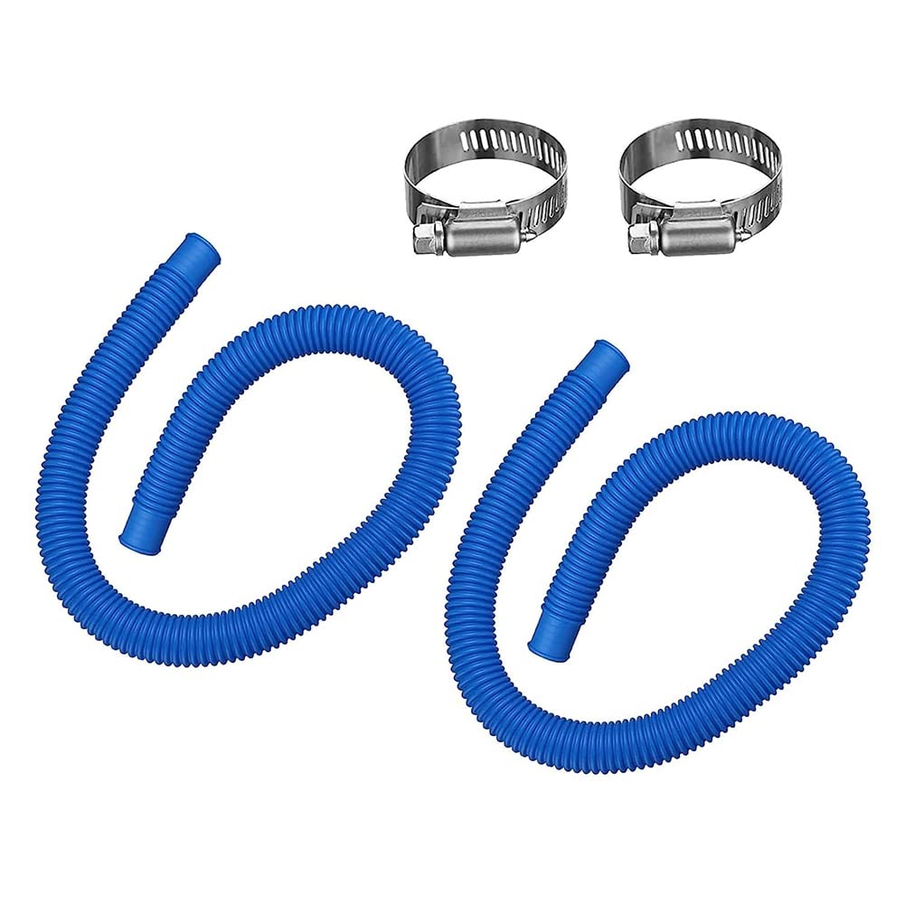 Jkjhbhged Pump Replacement Hose for Above Ground Pools Filter Pump 607, 637, 330GPH, 530GPH, 1,000GPH 59Inch Long 1.25Inch