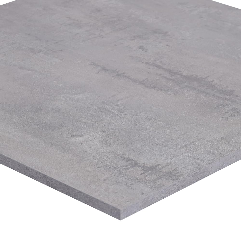 Liberoshopping Piano quadrato resistente per tavolo da bar in laminato (Cemento, 60x60 cm)