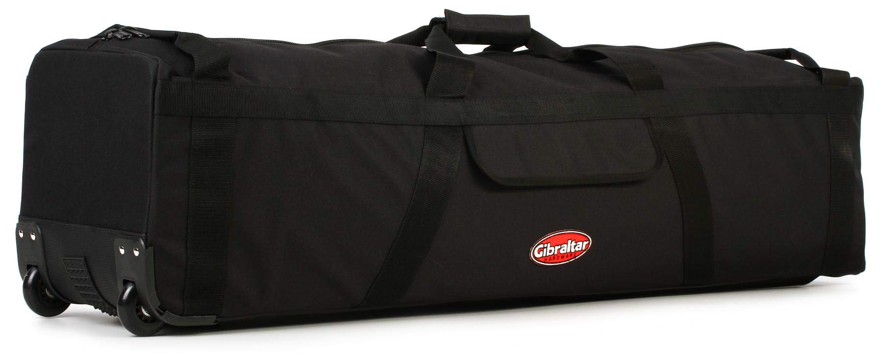 Gibraltar GHLTB - Funda para batería (con ruedas, para trípodes, racks y accesorios, 44" x 11" x 11")