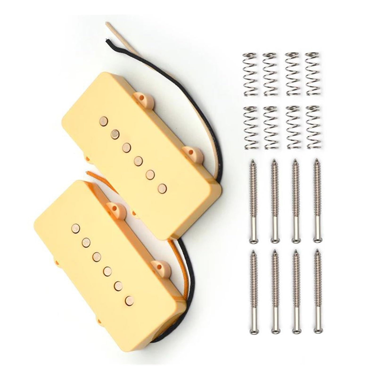 Professioneller Alnico 5 Retro Single Coil 6 Saitiger E Gitarren Tonabnehmer N 8.1 KB 8.8 K(Yellow N and B)