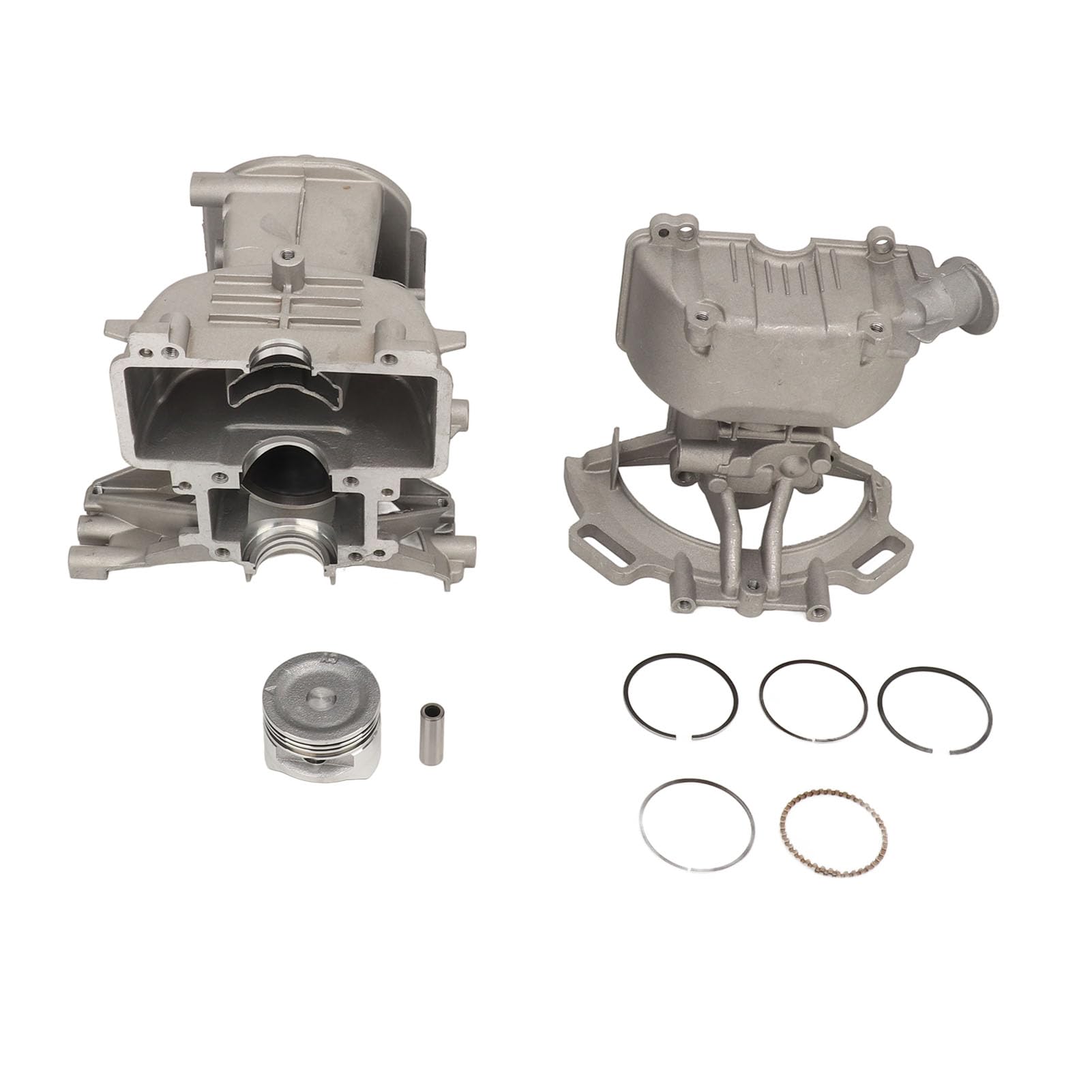 Tbest Kit de Ensamblaje de Pistón de Cilindro de 39 Mm para Desbrozadora Gx35 Gx35Nt Hht35S Umk435 Gx35Nts3 Piezas de Repuesto de Anillos de Pasador de Pistón de Aluminio con Alta Dureza y Resistencia