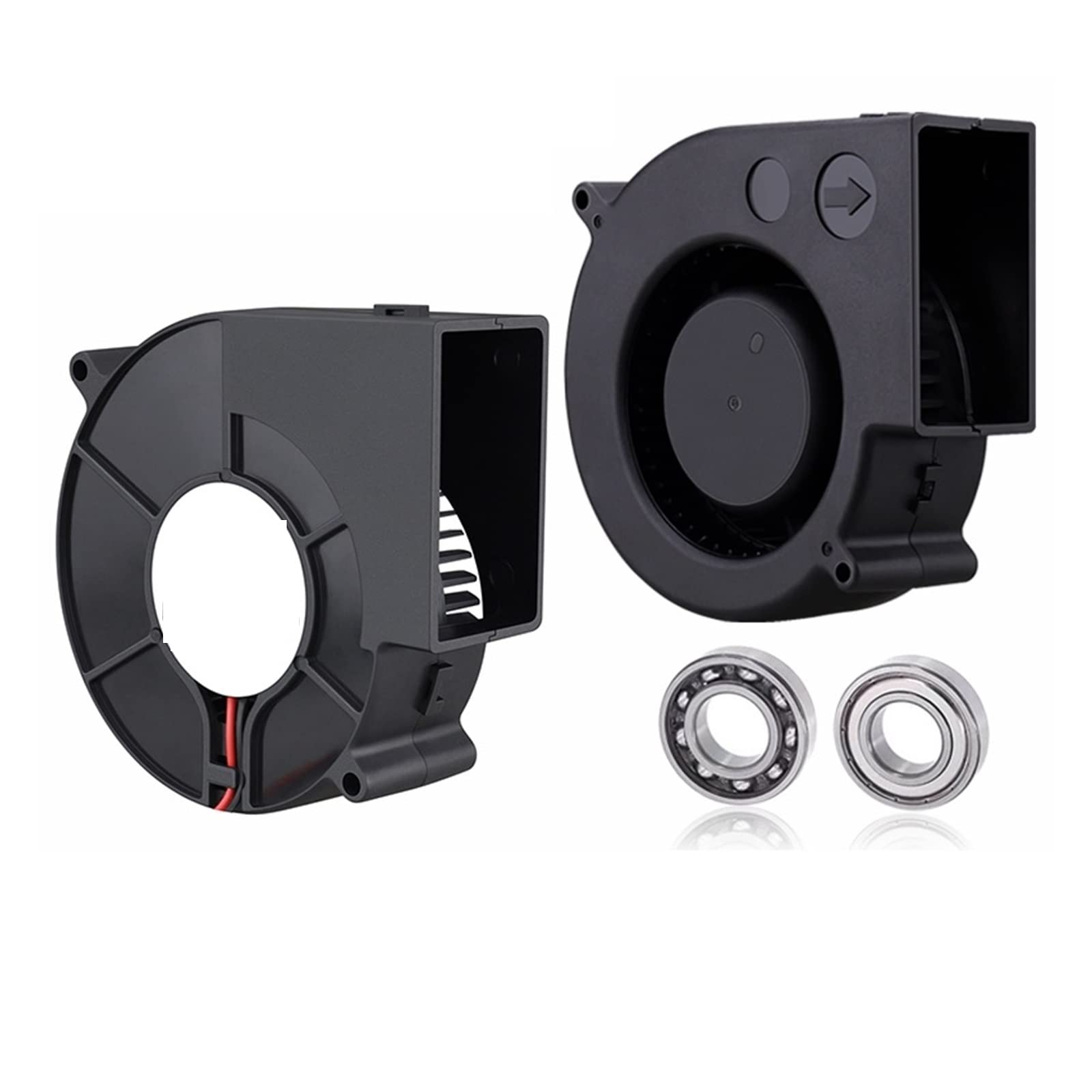 Komercyjna dmuchawa powietrza odśrodkowa turbo dmuchawa odśrodkowa wentylator wyciągowy pyłu Adapter suszarki podłogowej Radialna turbo chłodnica(Fan with Controller,2Pcs fans)