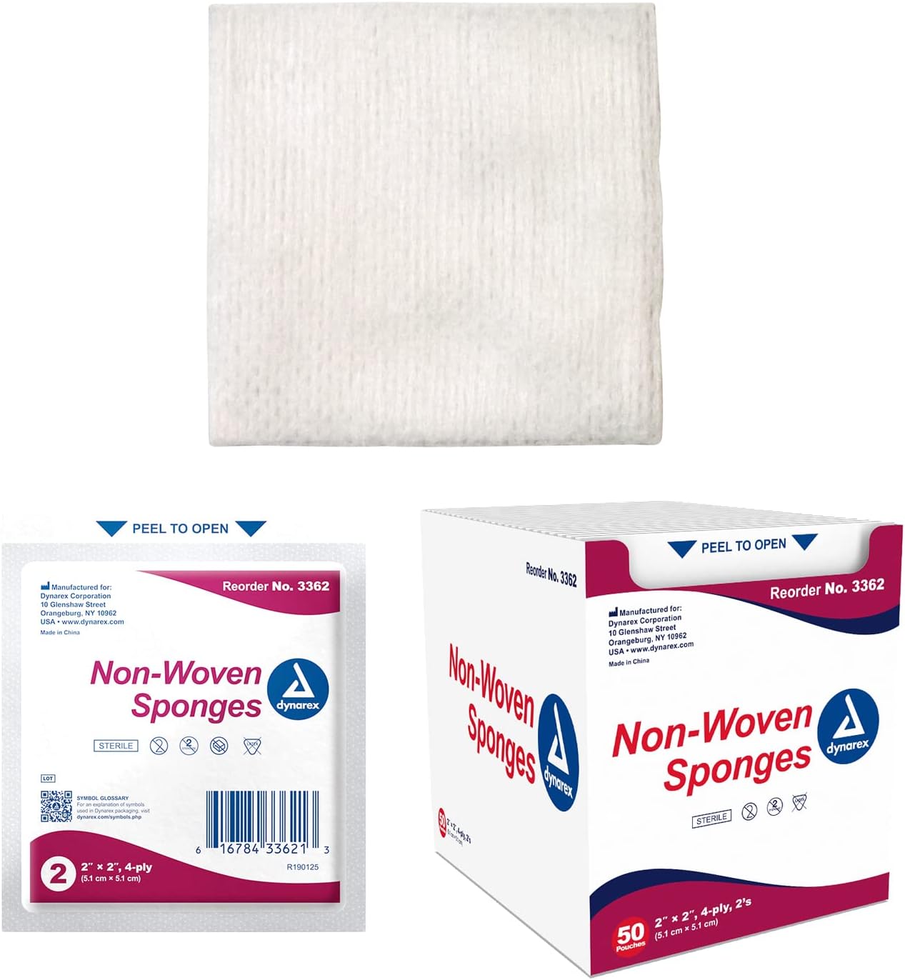 Sterile Lap Sponges, Xray Detectable, Highly Absorbent, 18