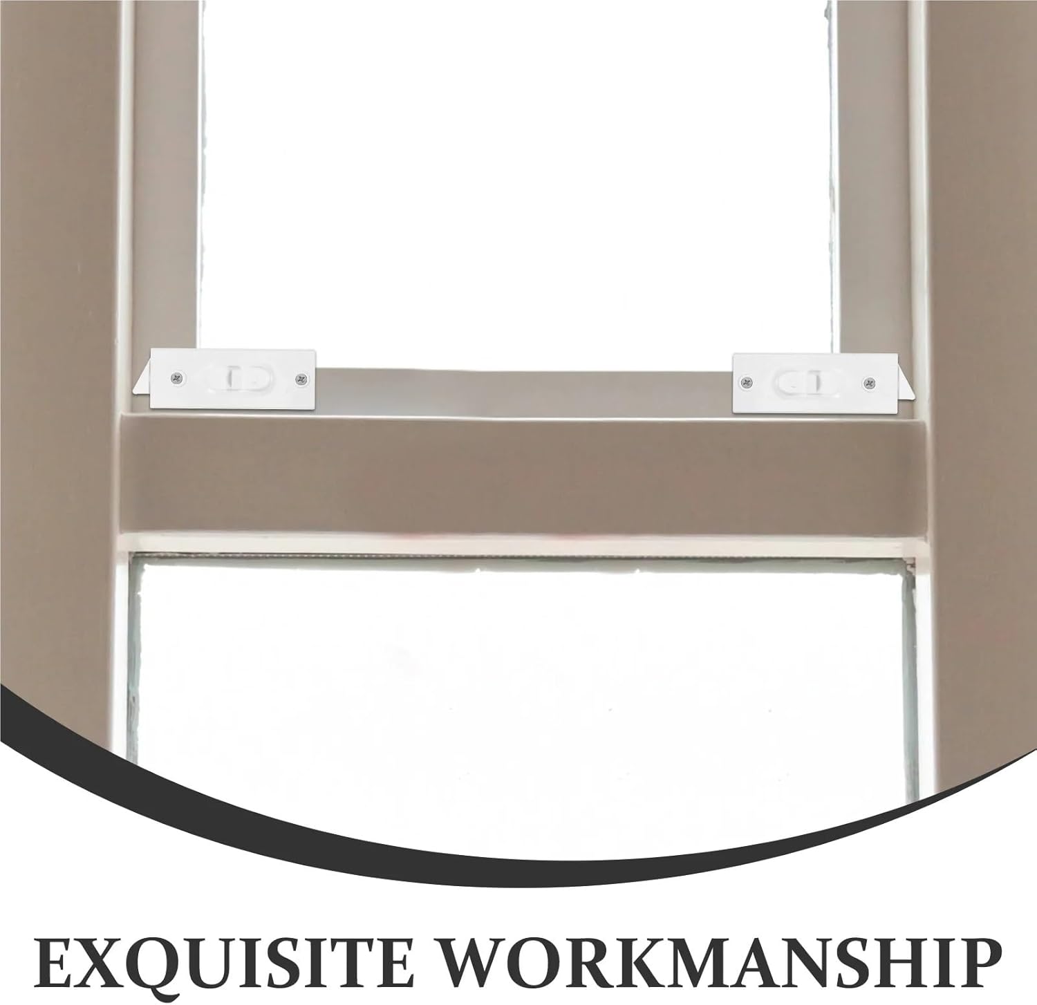 2 Pair Plastic Tilt Replacements Snap-in Latch Pairs for Locks Security Small Window Parts Accessories