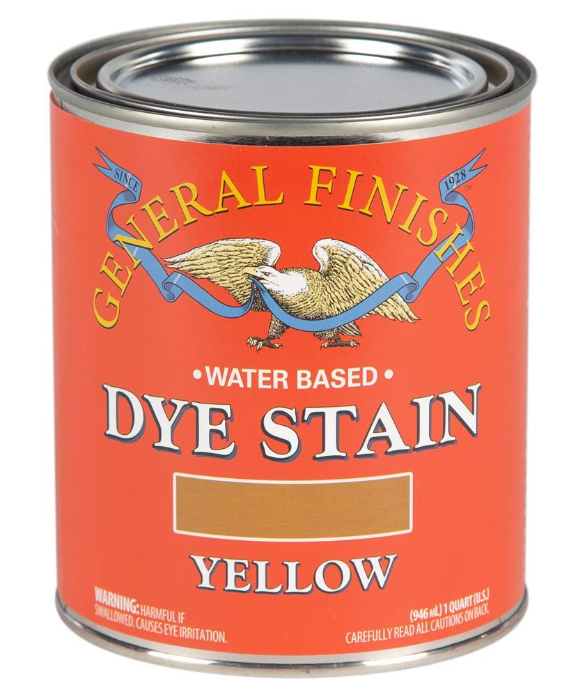 General Finishes DQY Water Based Dye, 1 quart, Yellow