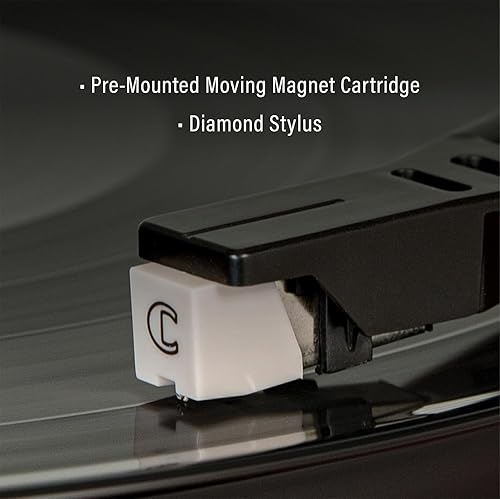 Miniatura 5 de Crosley Sistema de tocadiscos 1975T con Bluetooth, CD, AMFM y altavoces incluidos, nogal