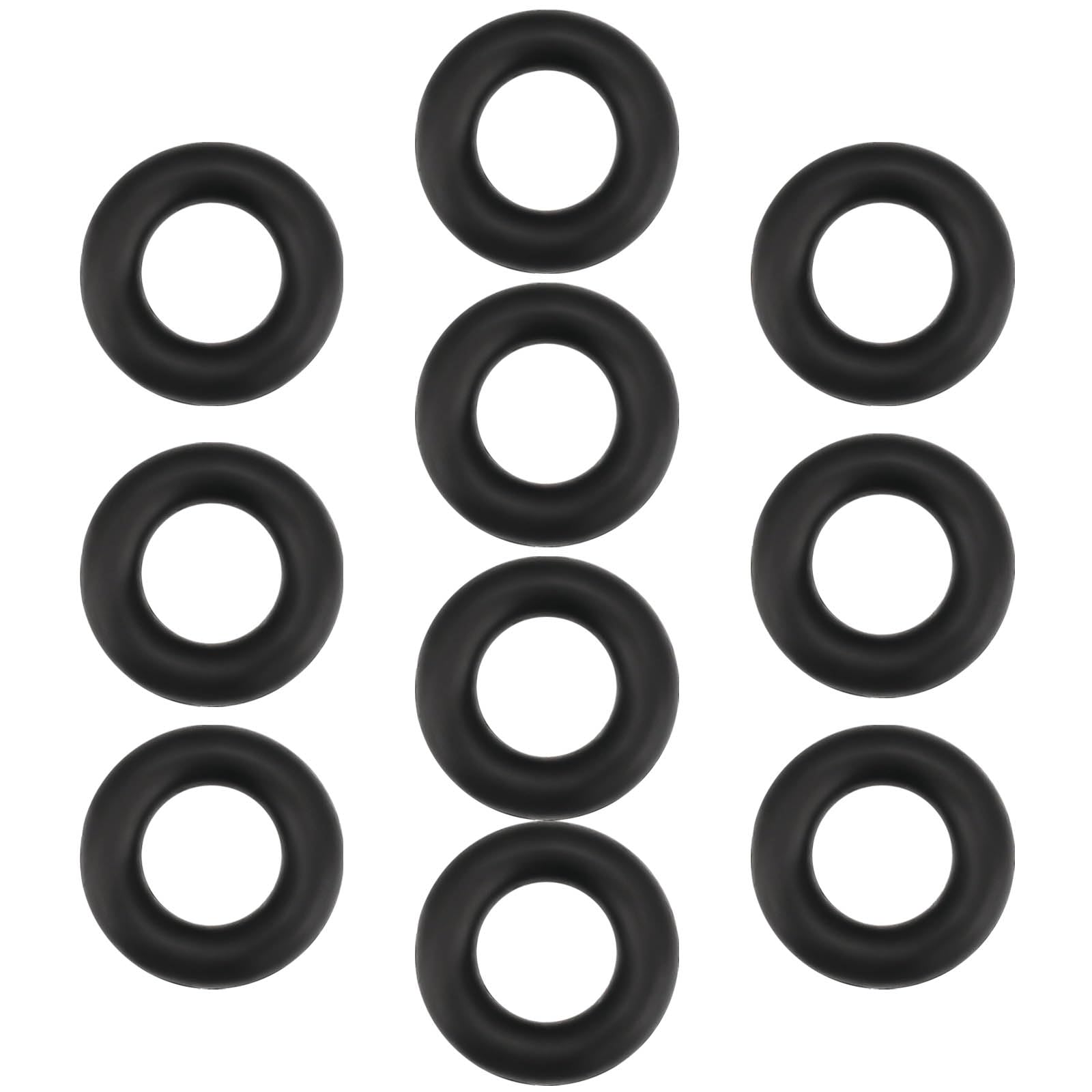 EMSea 10PCS Sewing Machine Bobbin Winder Rubber Ring Compatible with Singer 201K 99K 28K 66K Outer Diameter 28mm Inner Diameter 15mm Thickness 6.5mm Black