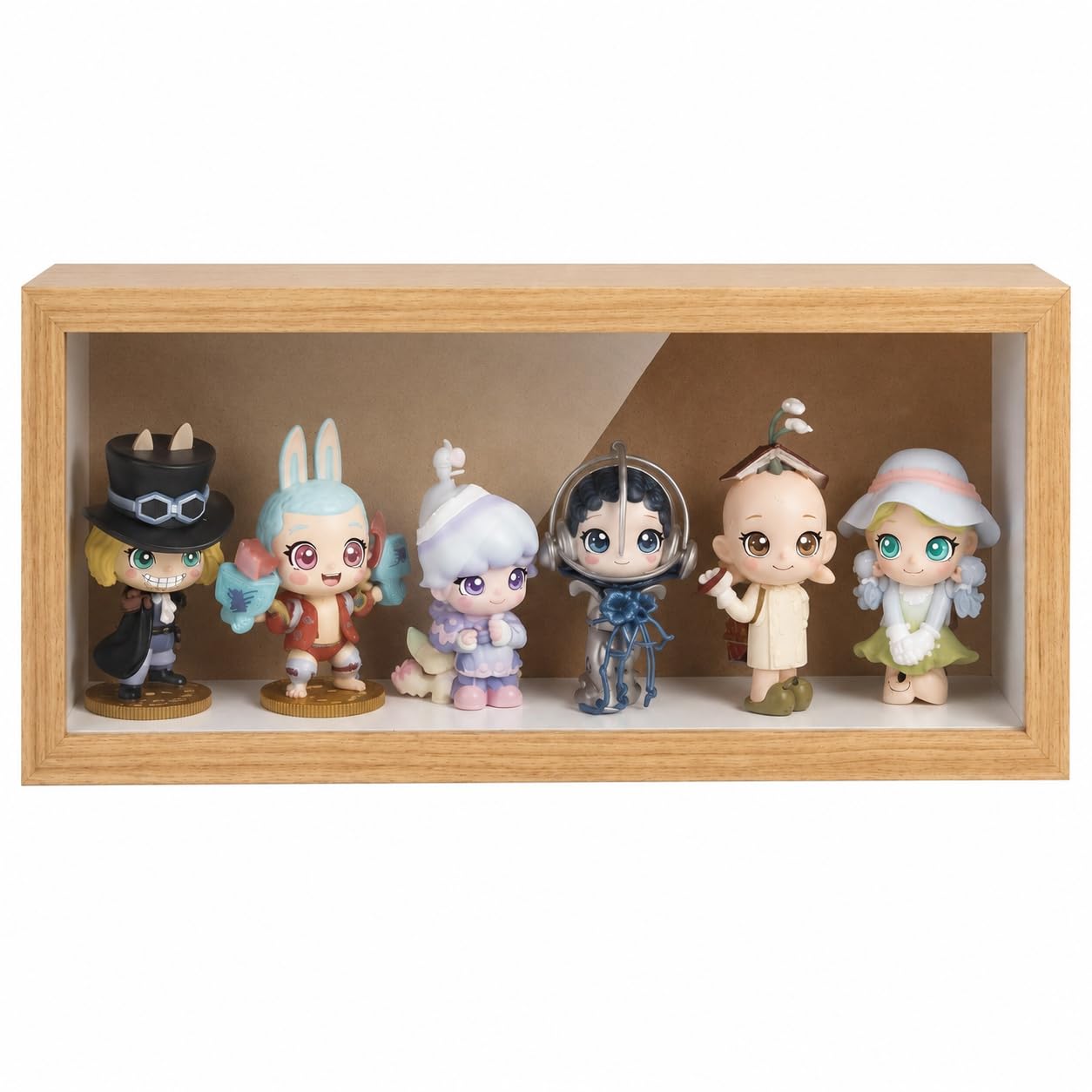 Amazon.co.jp: ポップマートフィギュア用ディスプレイケース、木製