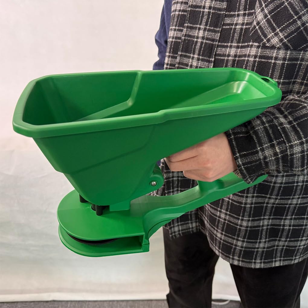 Spandiconcime Manuale per fertilizzanti – Stimolare la Crescita per vasti Terreni agricoli e Copertura Strumento di Semina Portatile ABS