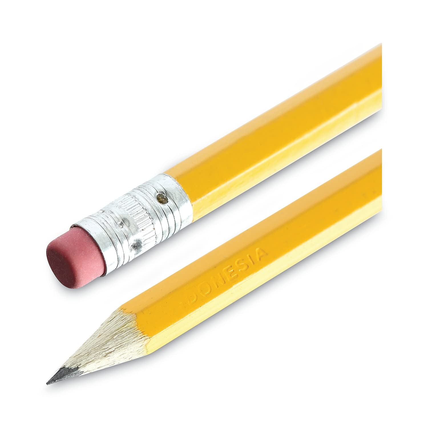 Universel 55401 # 2 Pré-affûtée Woodcase crayon, HB # 2, corps Jaune, 24/Lot