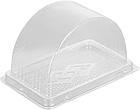 Vista 1 de Restaurantware - Cajas de pastel de 13 onzas, 100 contenedores desechables de rollo suizo para tartas - con tapas, semicírculos, recipientes