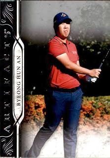 2021 Upper Deck Artifacts #46 Byeong Hun An RC Rookie Card Official Golf Card in Raw (NM or Better) Condition