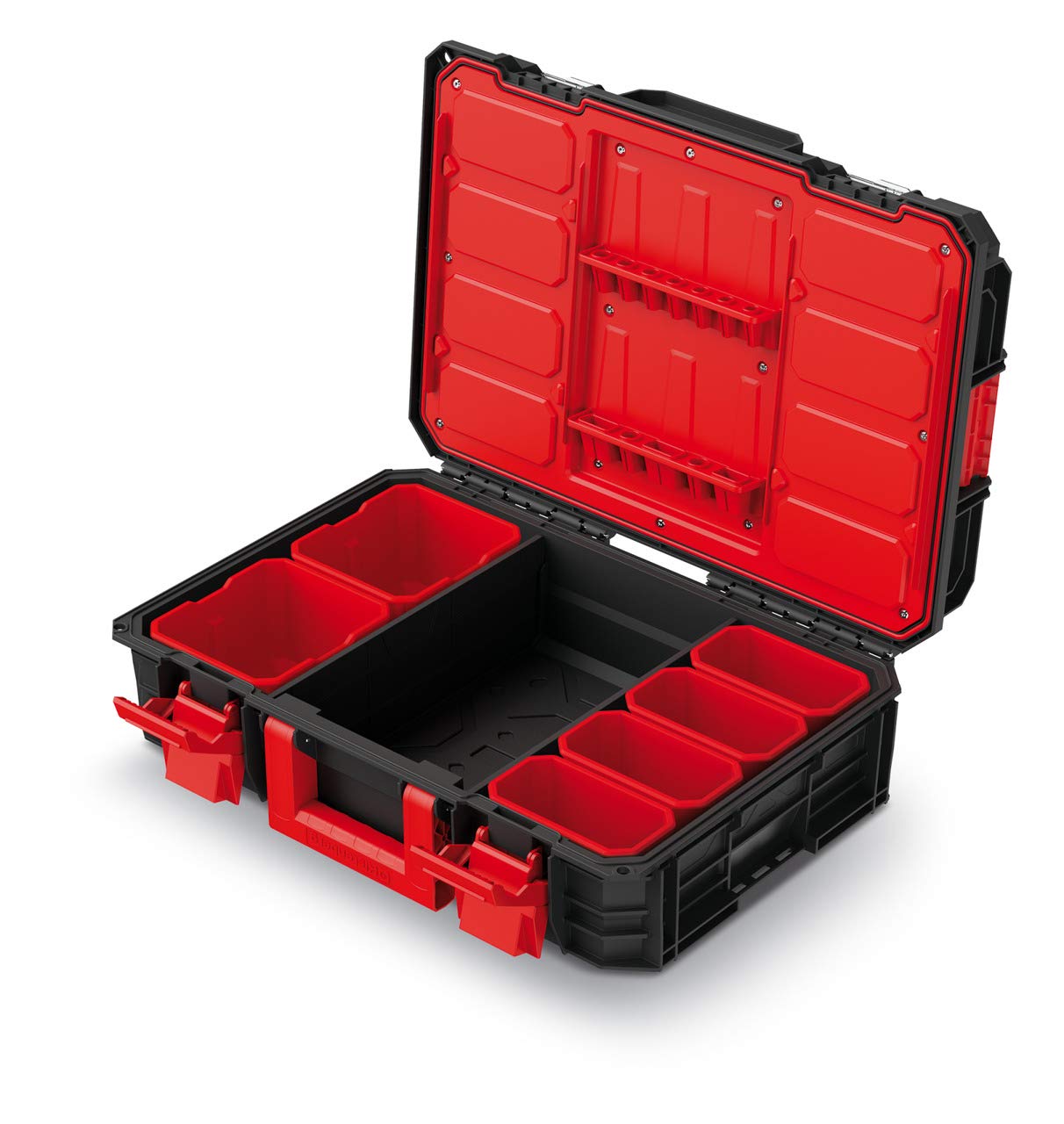 Kistenberg White Tool Box, Reinforced Construction, 50 Kg Load Capacity, Compartments & Dividers, 546 X 380 X 194 Mm