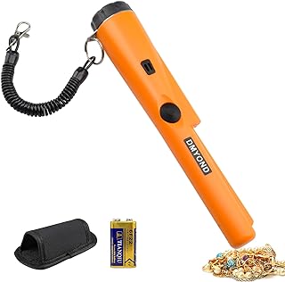 Dmyond Metal Detector Pinpointer, Professional Waterproof Handheld Pin Pointer Wand, Search Treasure Pinpointing Finder Pr...