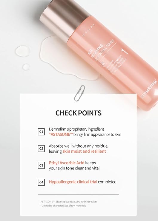 Dermafirm Age Reviving Hydrating Face Toner A4, 6.76 fl oz