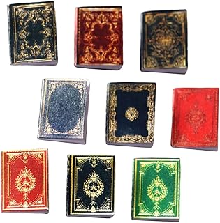 Happyyami 9Pcs Casa De Boneca Livro Bibletoys Livros Em Miniatura Livro Para Crianças Pingente De Bíblia Sagrada Livros Minúsculos Para Bonecas Mini Livros Para Bonecas Brinquedo De Criança