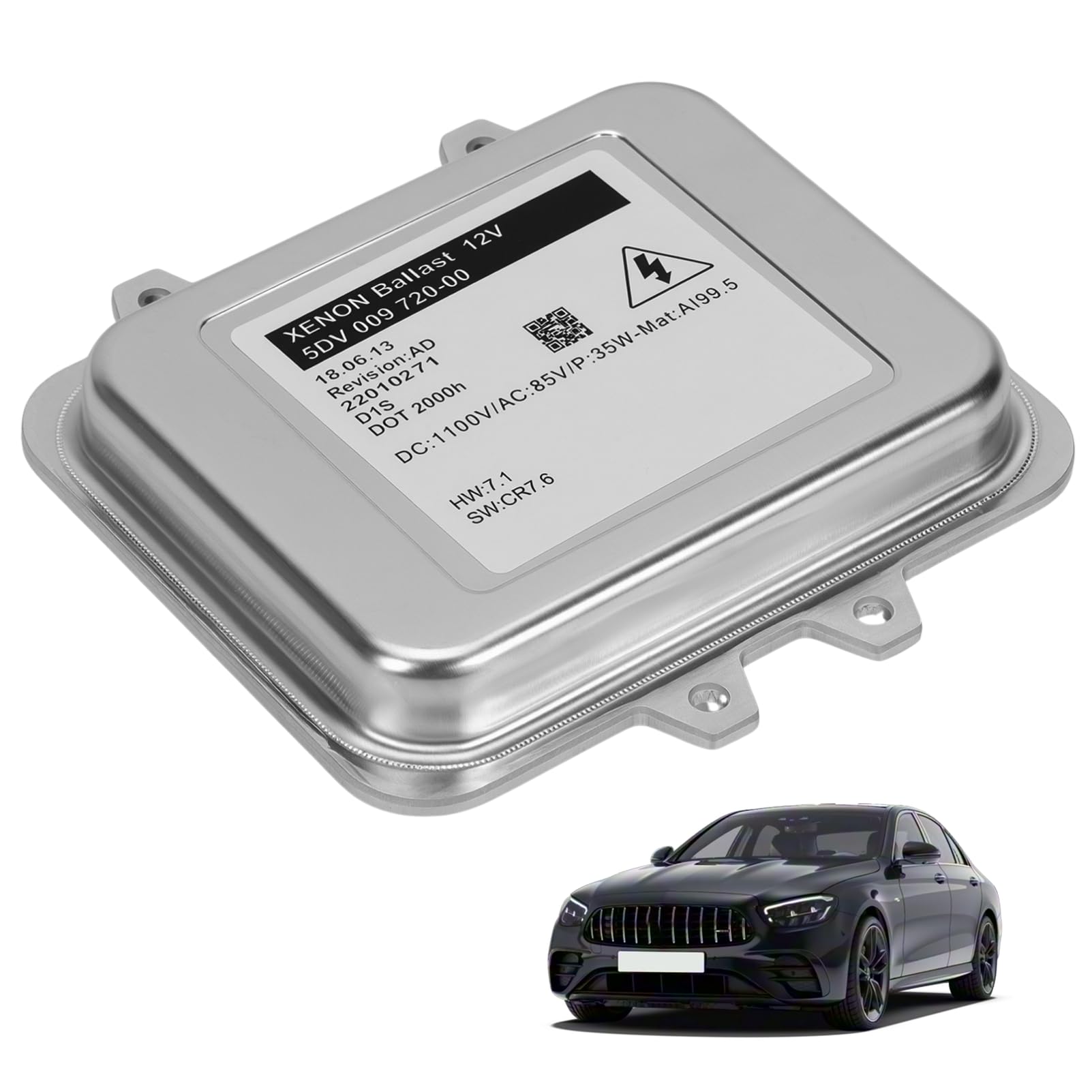 Balasto Xenon 5DV00972000 1232335 BMW Opel VW Ford Versión AD | Balasto versión AD con código instalación sencilla y rendimiento estable para faros xenon de múltiples vehículos compatibles