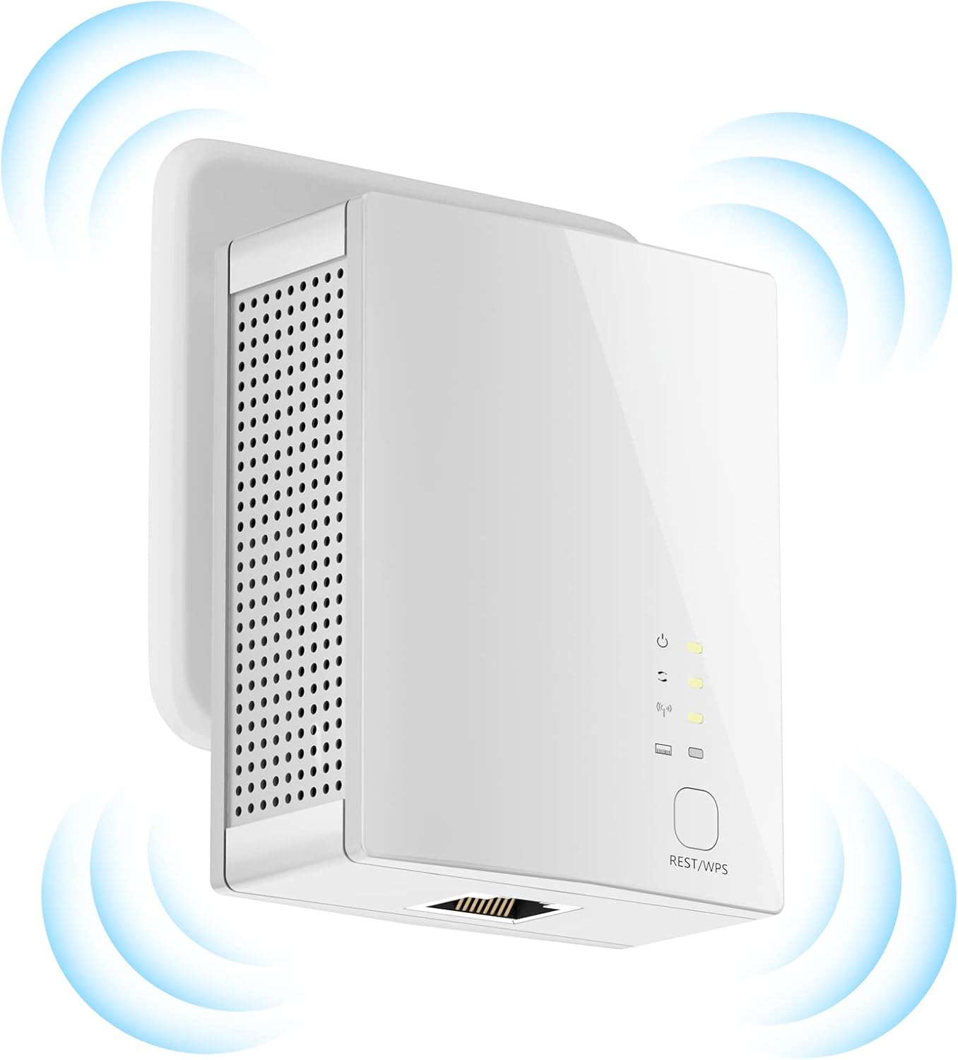 2022 WiFi Extender Wireless Signal Booster Cover to 5000sq.ft and 35 Devices, Internet Booster for Home, Repeater Range Amplifier with Ethernet Port and Access Point, 5 Modes,1-Tap Setup : Electronics