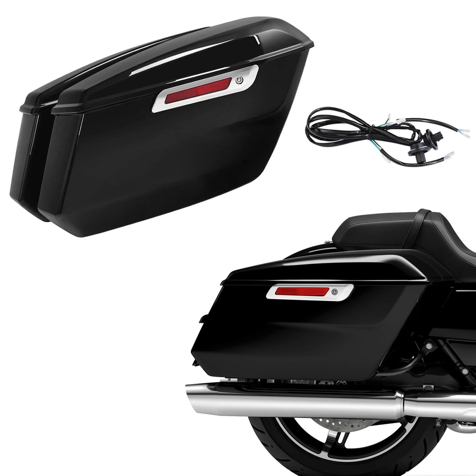 Baule portaoggetti Per Harley CVO Road Glide ST FLTRXSTSE 2024-2025 Street FLHXSE 2023-2025 Accessori Per Borse Laterali Per Moto, Bauletti E Valigie