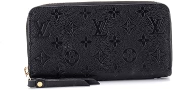 Pre-Loved Zippy Wallet Monogram Empreinte Leather, Black