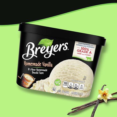 Breyers Classics Ice Cream For A Delicious Frozen Treat Homemade Vanilla Made With 100% Grade A Milk & Cream thumb #8