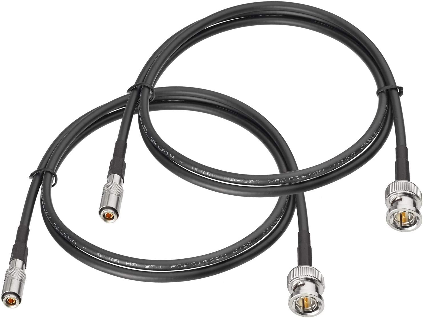 3G 6G SDI Cable 90cm,2Pcs DIN 1.0/2.3 Male to BNC Male Belden 1855A 75ohm SDI Video Cable for Blackmagic BMCC/BMPCC Video Assist 4K Transmission HyperDeck Camera etc
