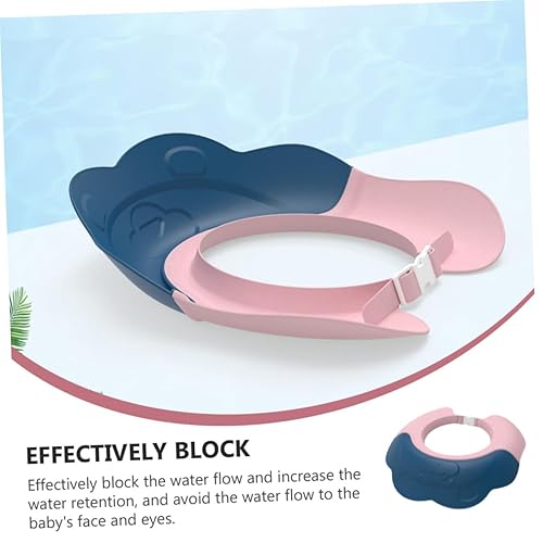 Miniatura 9 de Toyvian Gorro de ducha de silicona para bebé, protector de champú para niños, sombrero de visera de anillo elástico para bebé, sombrero de baño