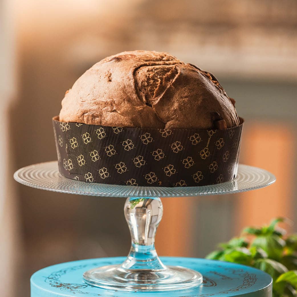 Panettone d’Amare Estivo 750g – Con Pesca Candita e Yogurt Inalpi – Dolce Lievitato Fresco e Leggero – Made in Italy