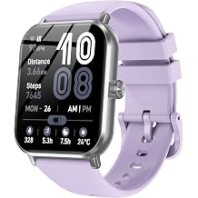 Smart Watch for Men Women, 1.83" HD Touch Screen Smartwatch with Bluetooth Call, 5 ATM Waterproof, 130+ Sport Modes Fitness Tracker Heart Rate Sleep Monitor Pedometer, Compatible with Android iPhone