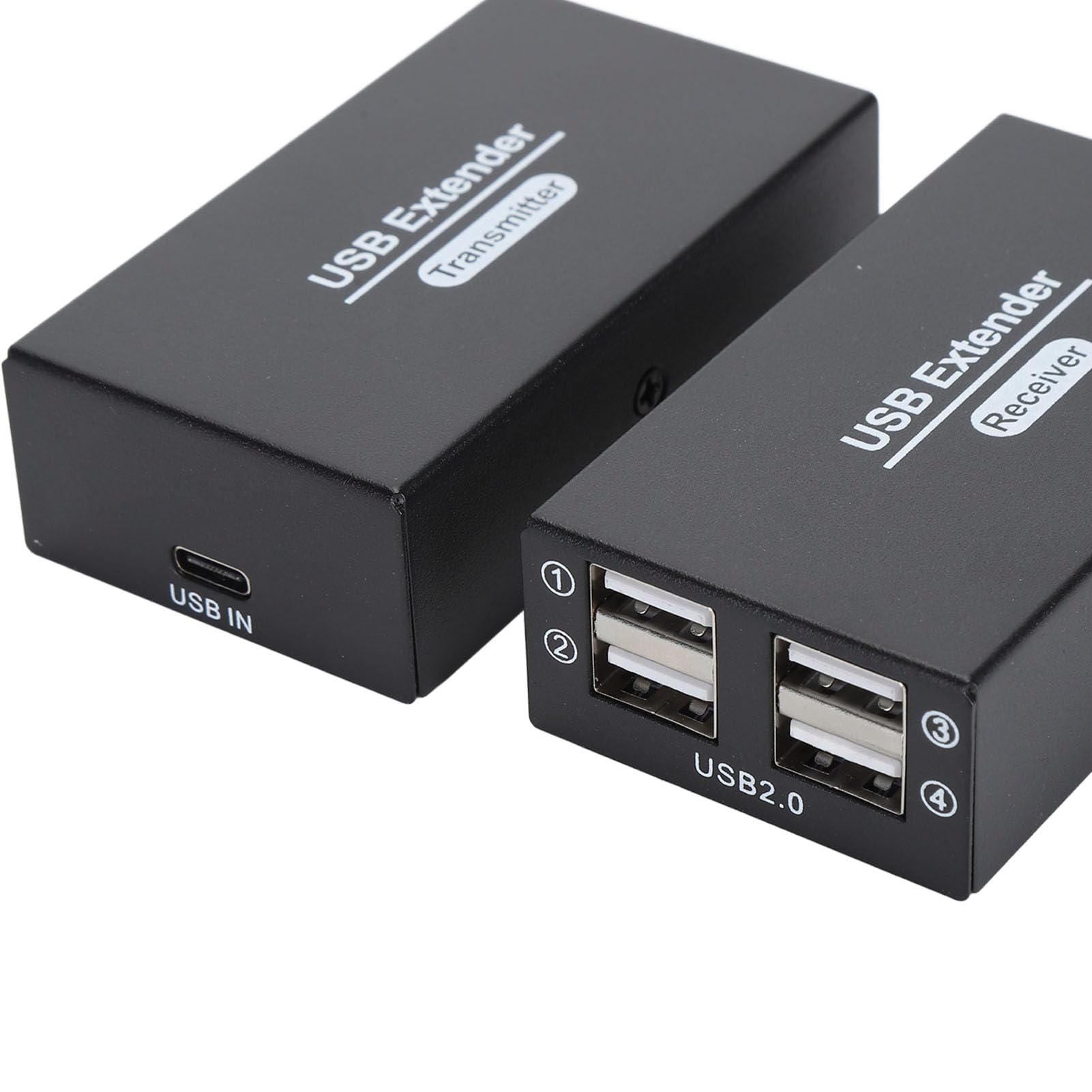 Adaptateur USB vers Ethernet 262 Pieds 480 Mbps, Rallonge USB avec Kit Complet, Plug and Play, Adaptateur Ethernet vers USB avec 4 Hub USB 2.0 (Prise UE)