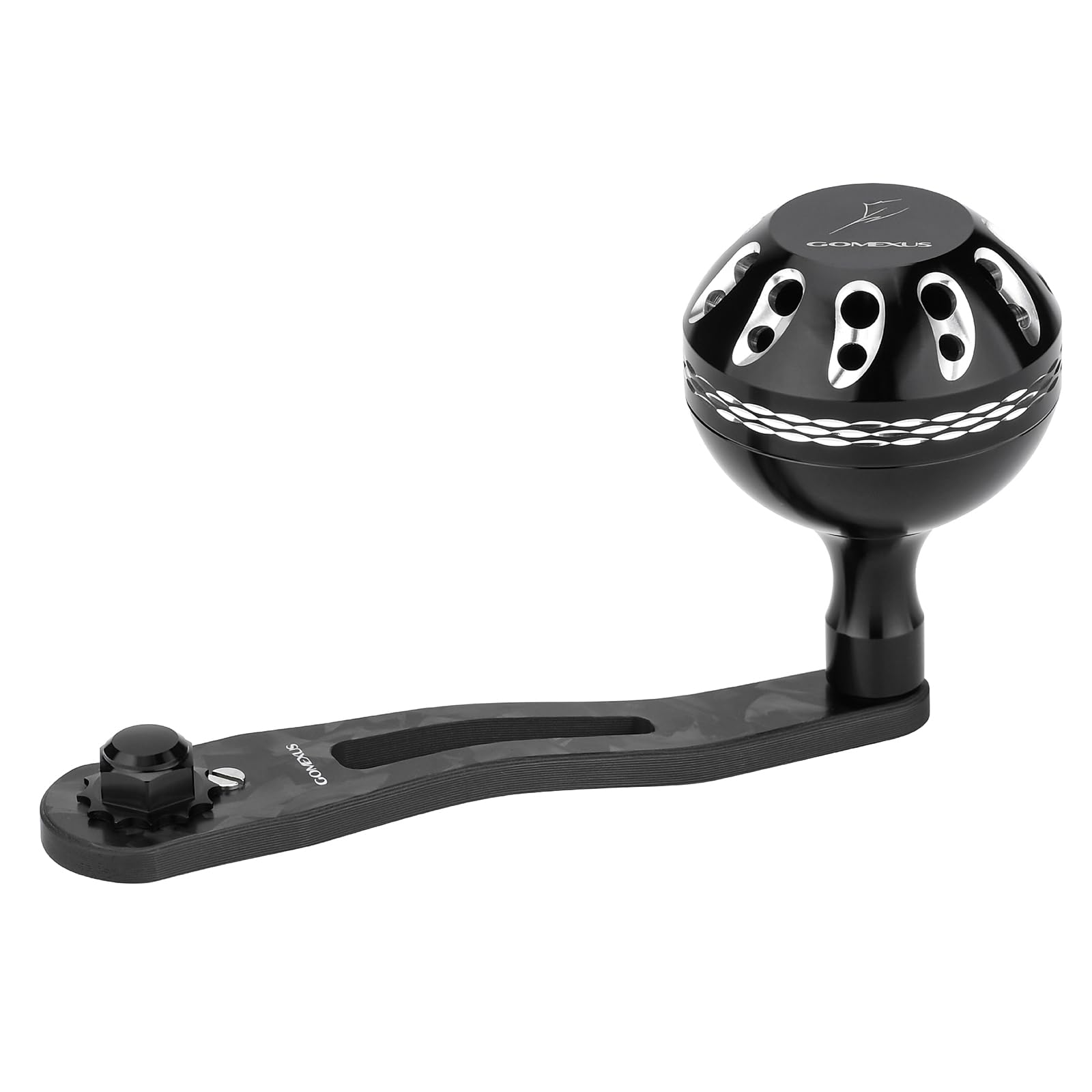 GOMEXUS Power Handle Compatible for Okuma Cold Water Linecounter Trolling Reel Handle 85mm Forged Carbon : Sports & Outdoors