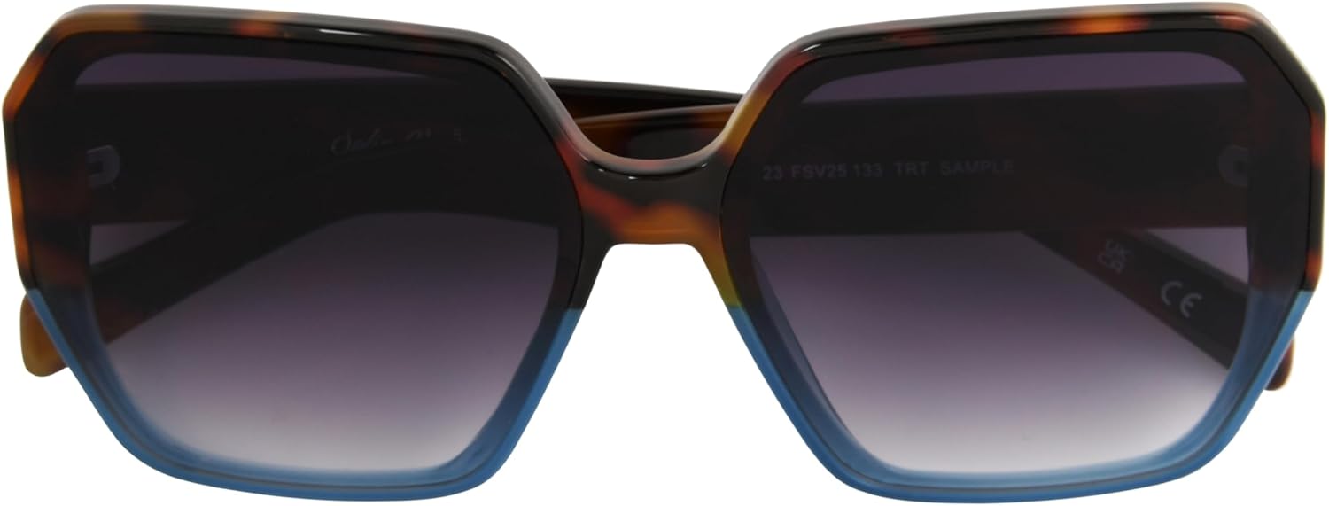 Foster Grant Sofia Vergara x Women's Limited Edition Geo Square Sunglasses, Tortoise, 63 mm