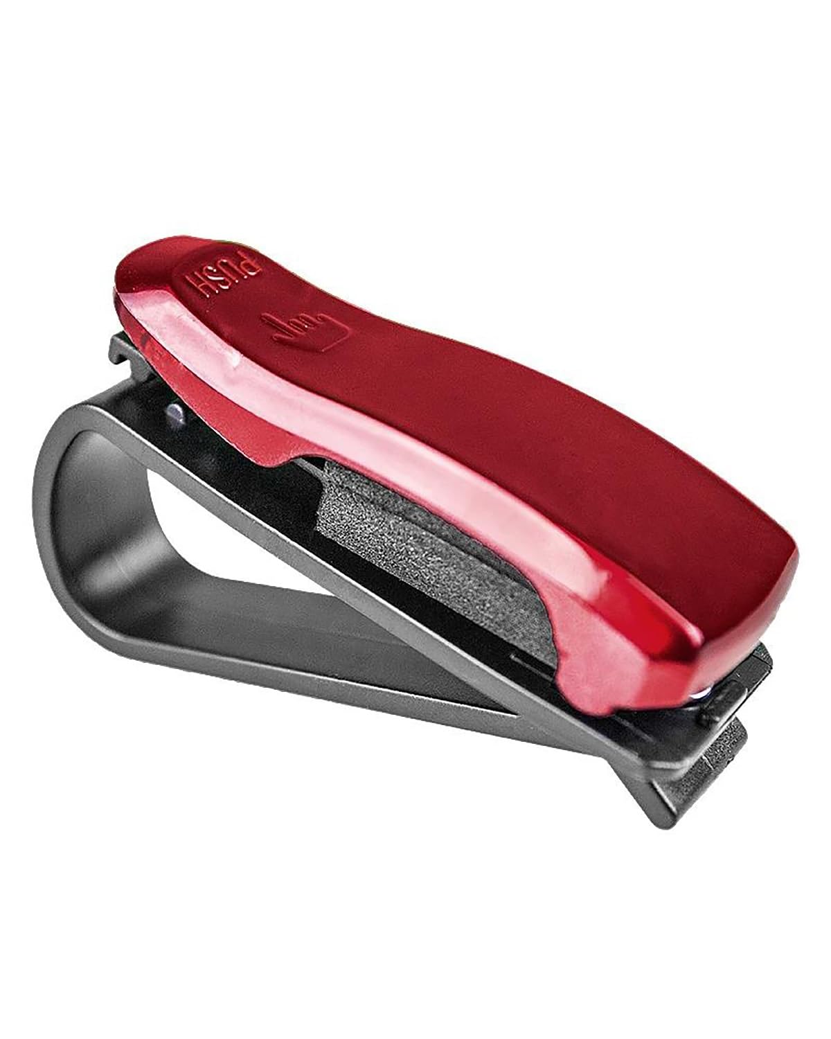 Clip pour lunettes de soleil anti-rayures attache multifonction portable rouge - 5