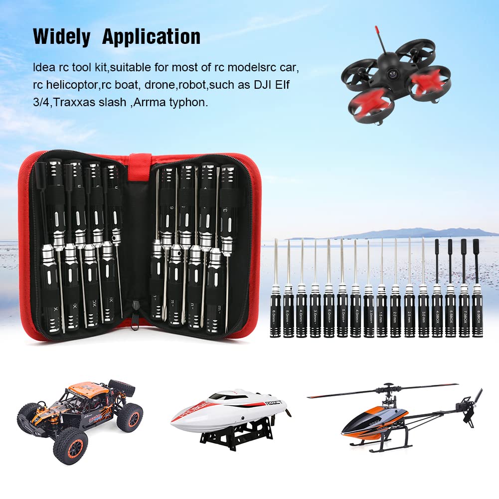 Amazon.com: havcybin Hex Allen Screwdriver Kit - 16pcs RC Car