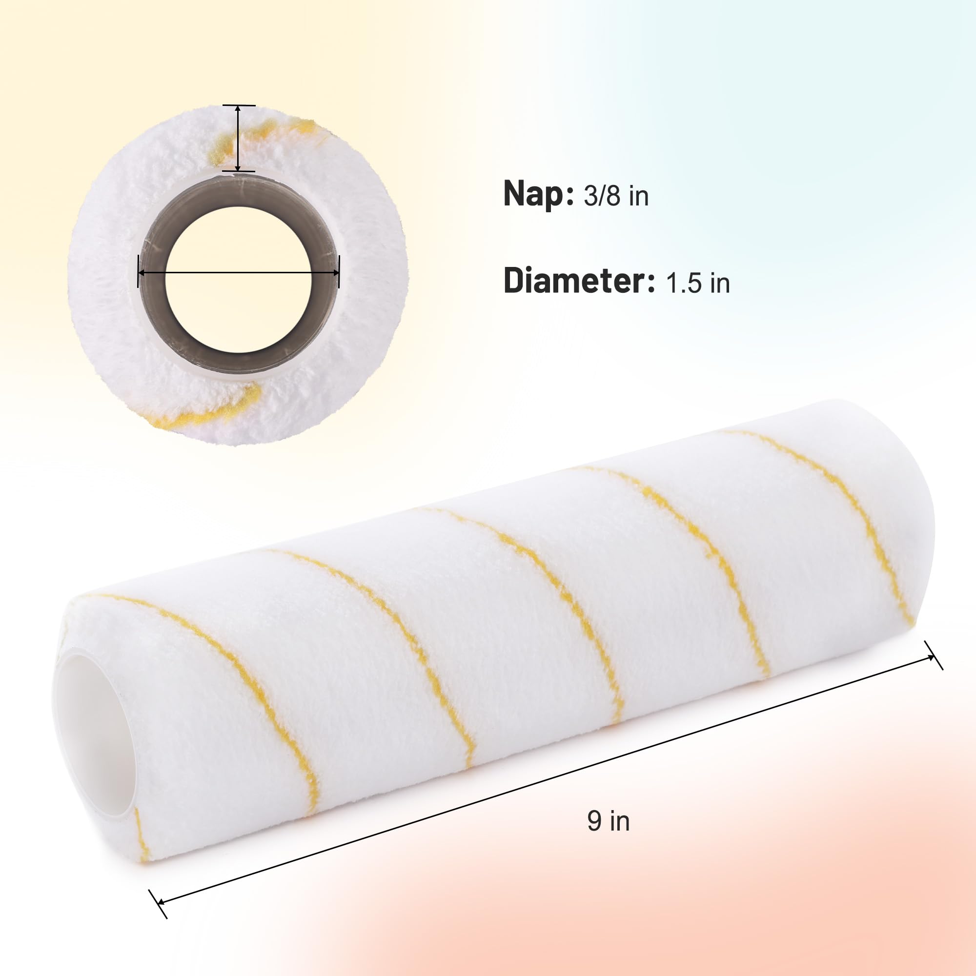 ValueMax Paint Roller Kit - 7pcs for Walls & Furniture -6