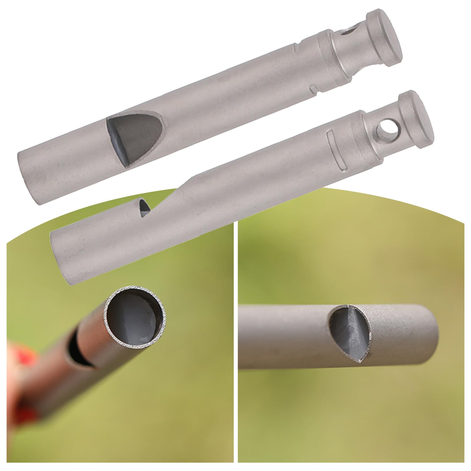 Laikoutd Portable Louds Emergencies with Cord for Outdoor Hikings Camping