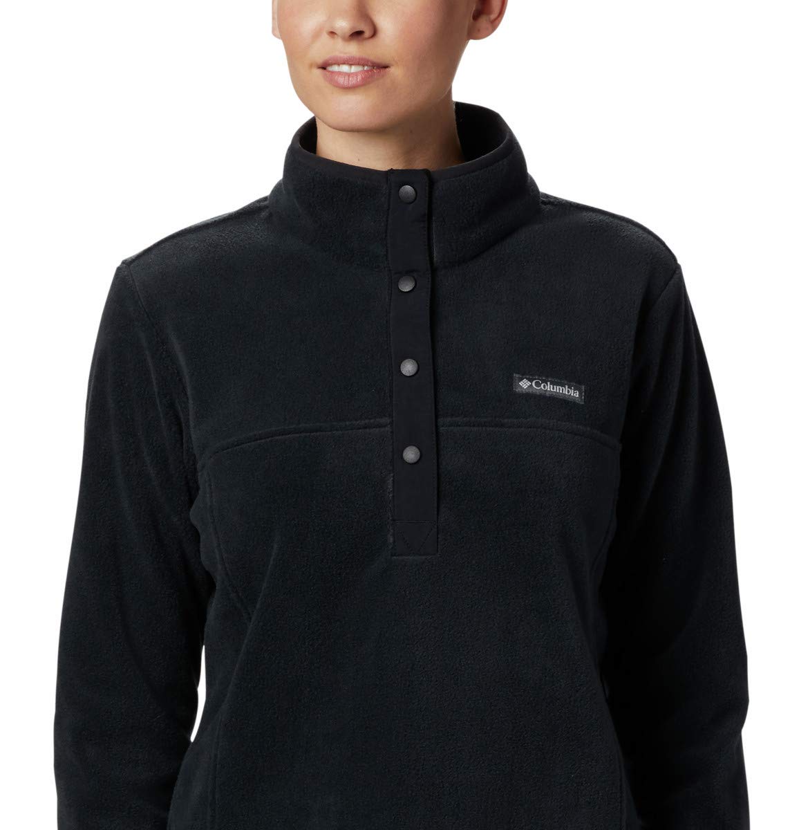 Columbia Benton Springs 1/2 Snap Pullover, Polaire Femme, Black, Taille XL