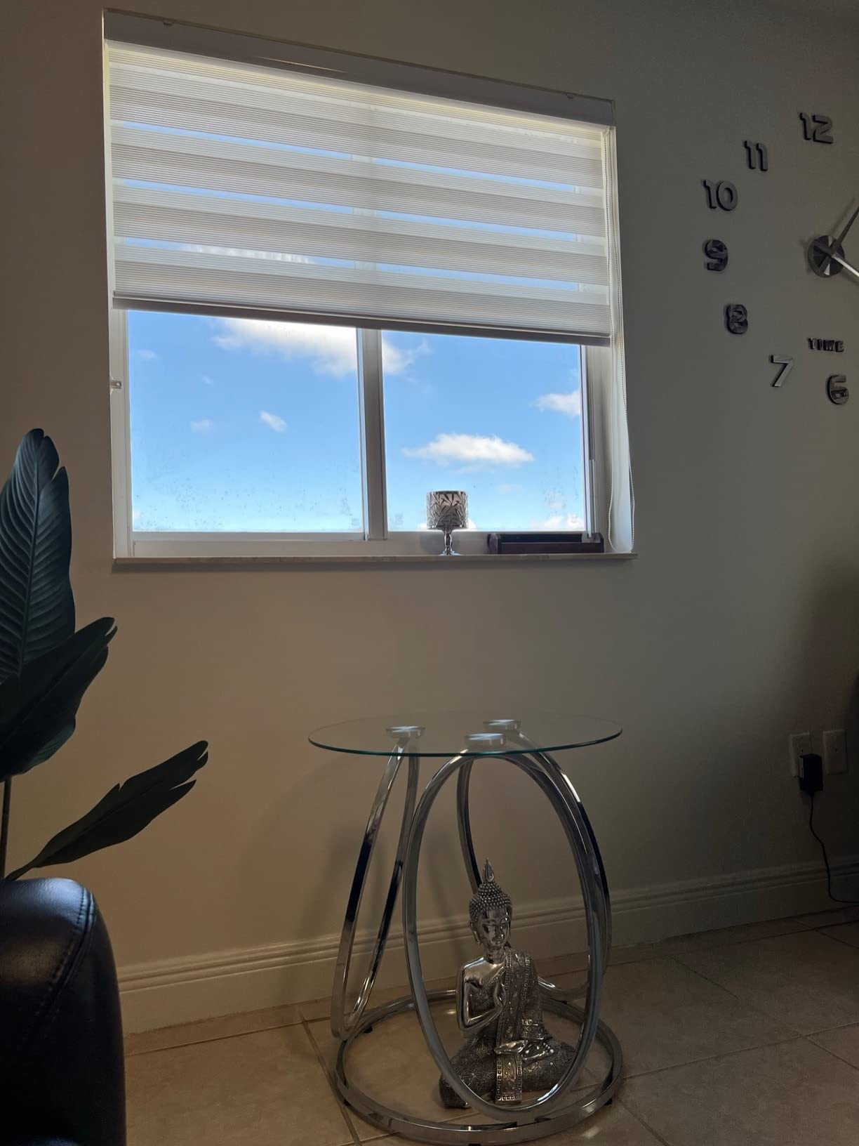 9/mo Finance Zebra Blinds for Windows Shades, Horizontal Roller Window Shades Light Filtering