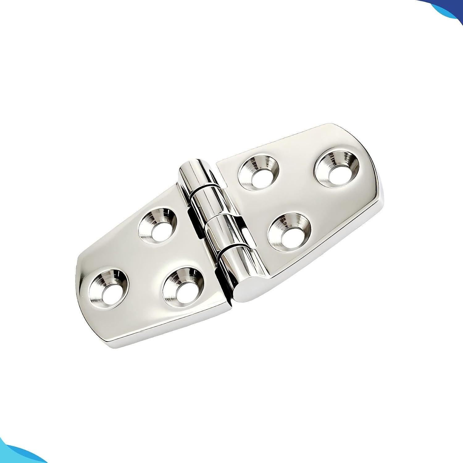 316 Stainless Steel Marine Cast Hinge 3"x1.5" 2 Pack