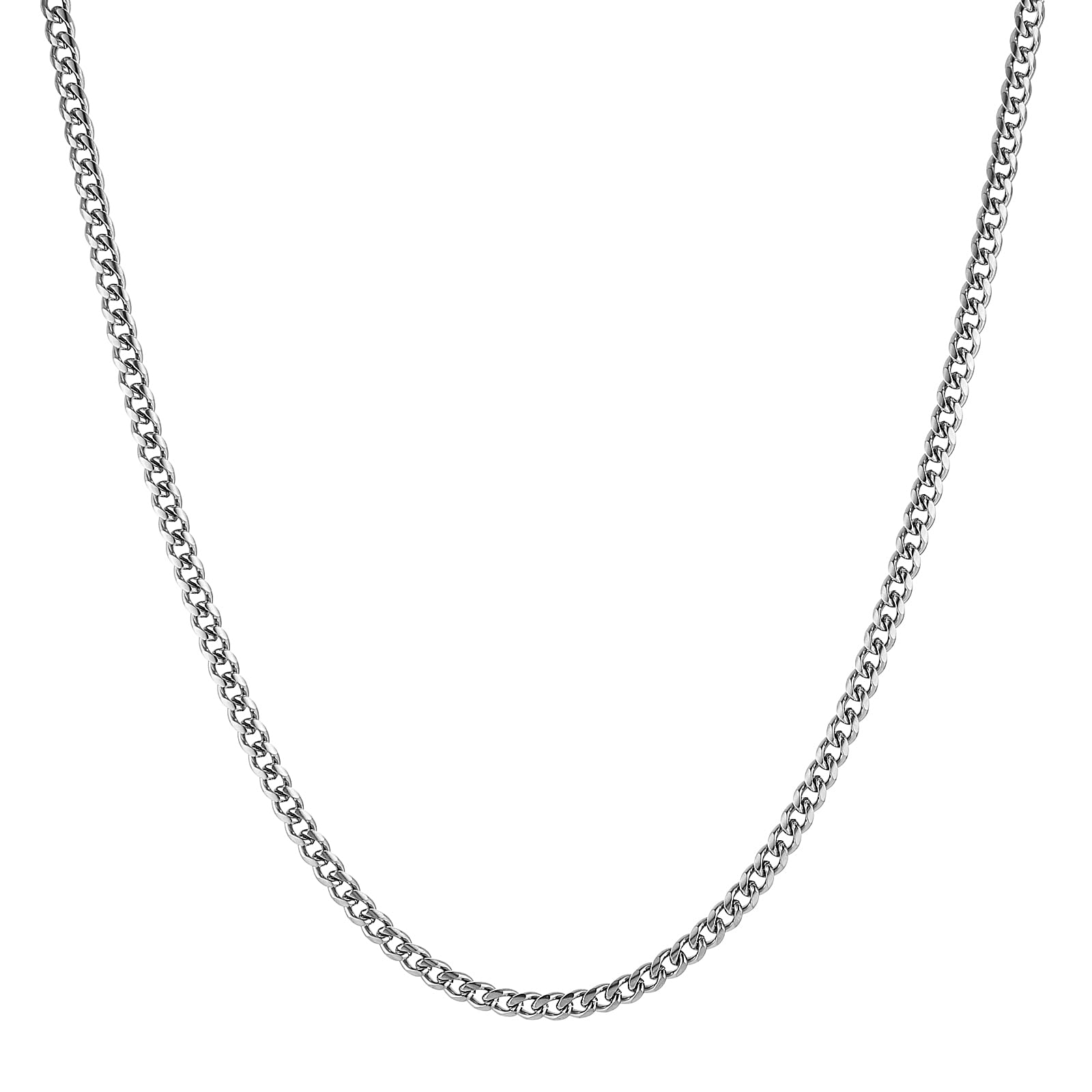 Cuban Chain for Men 3.5mm/5mm/7mm/9mm Stainless Steel Men's Gold Chain Silver Chain Diamond Cut Hip Hop Link Chains Necklace 16-30 Inch