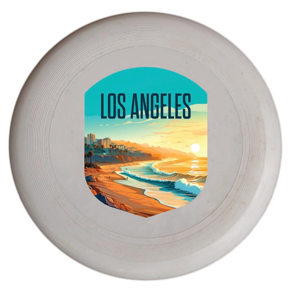 Los Angeles California Design E Souvenir Flying Disc Single