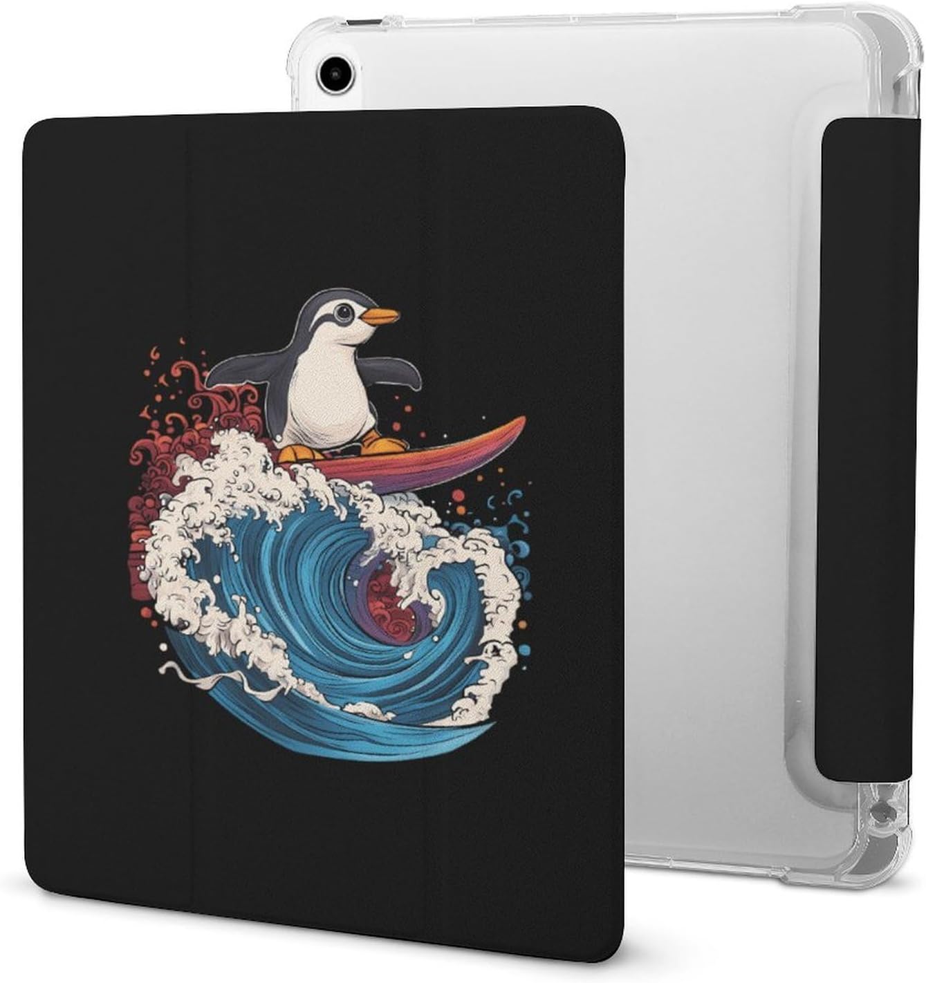 Penguins Surfing on Wave for IPad Pro/Air/2020/2021 Case