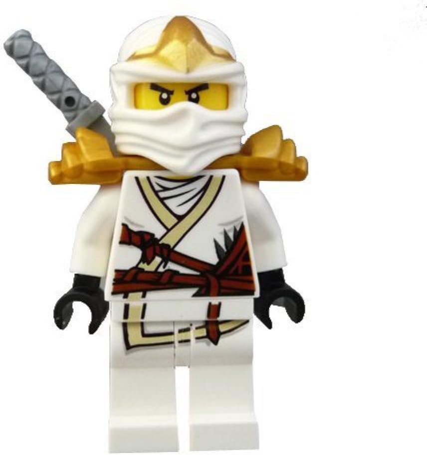 LEGO Ninjago Zane ZX Minifigure With Armor And Katana Sword