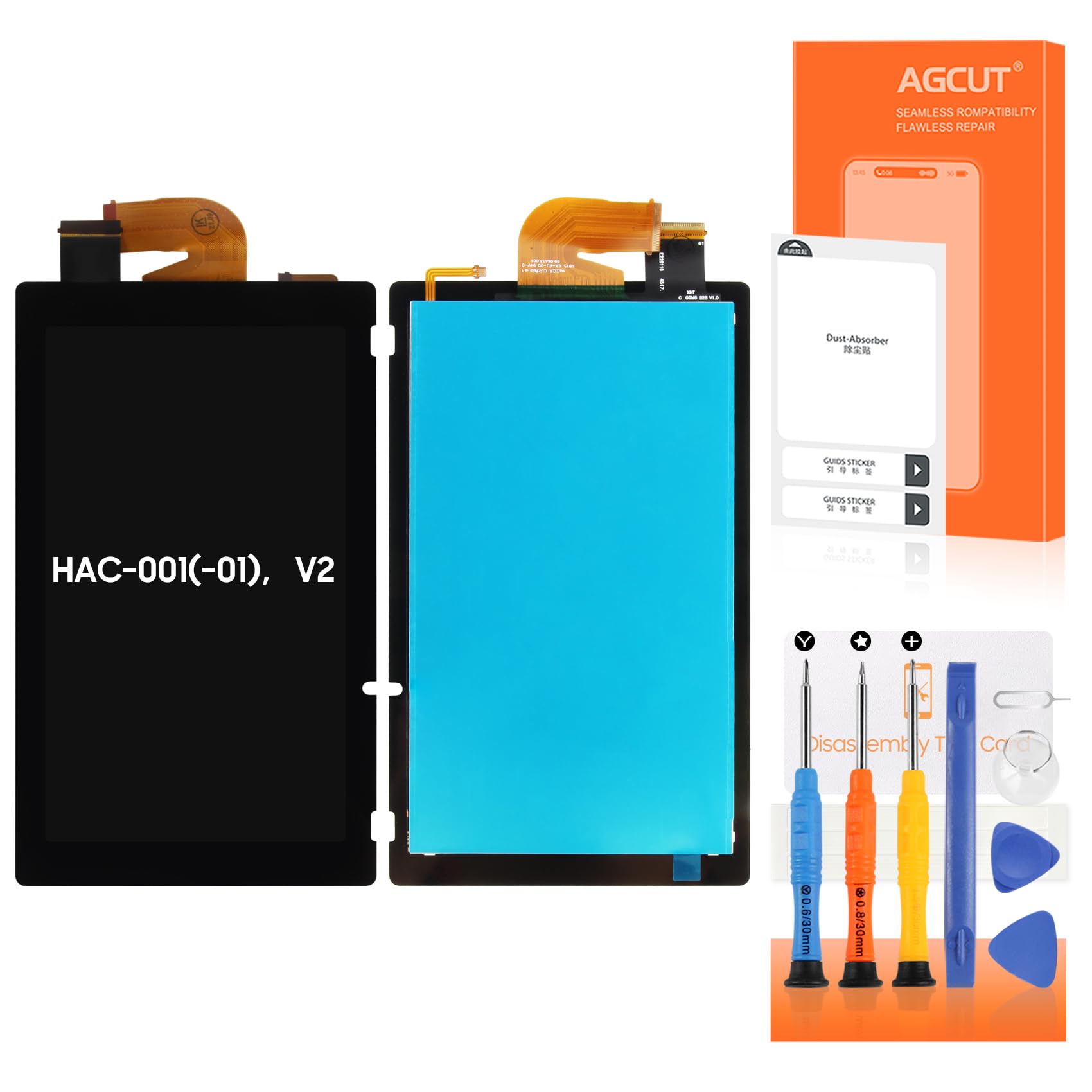 Aさん専用　Nintendo Amazon.com: for Nintendo Switch V2 Screen Replacement HAC-001（-01