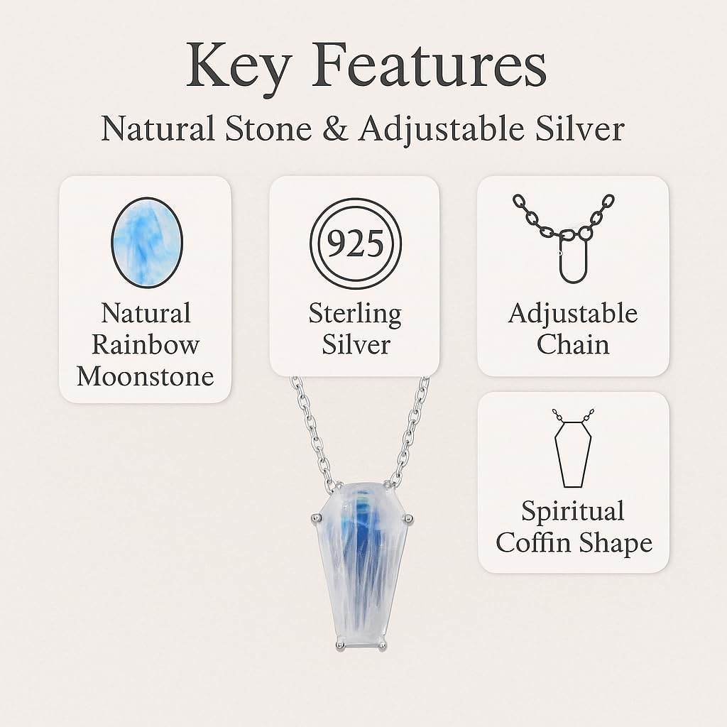 925 Sterling Silver Pendant Necklace, Natural Gemstone Birthstone, Gift For Women, Genuine Rough Gemstone Pendant, Gift For Her, Silver Jewelry 18 Inch Chain - Image 3