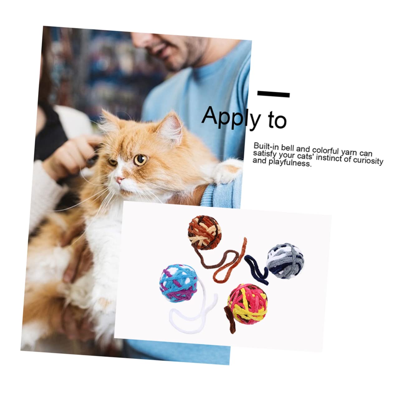 FOMIYES Lot de 2 Jouets à Mâcher Interactifs pour Chat Stimulant Linstinct de Chasse 5 Pièces