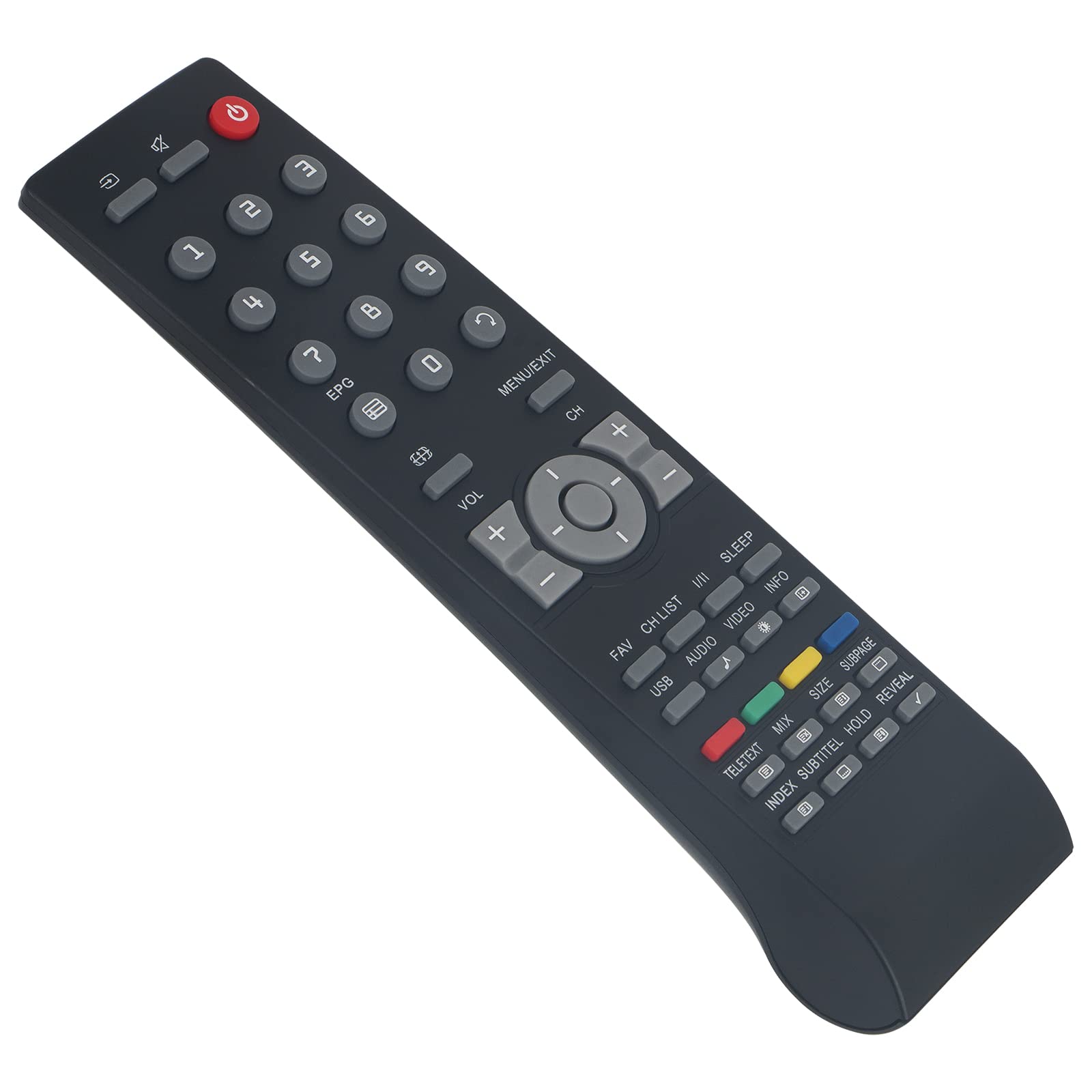 VINABTY RC2444601/01 Replacement Remote Control Compatible with AOC LCD LED HDTV TV 098GRABDPNTACR L32W761 L37W431 LE40H137M L22W931 L26W831 L32W961 L42H961 313923818801 L26WA91 L32WA91 L42HA91 - Image 2