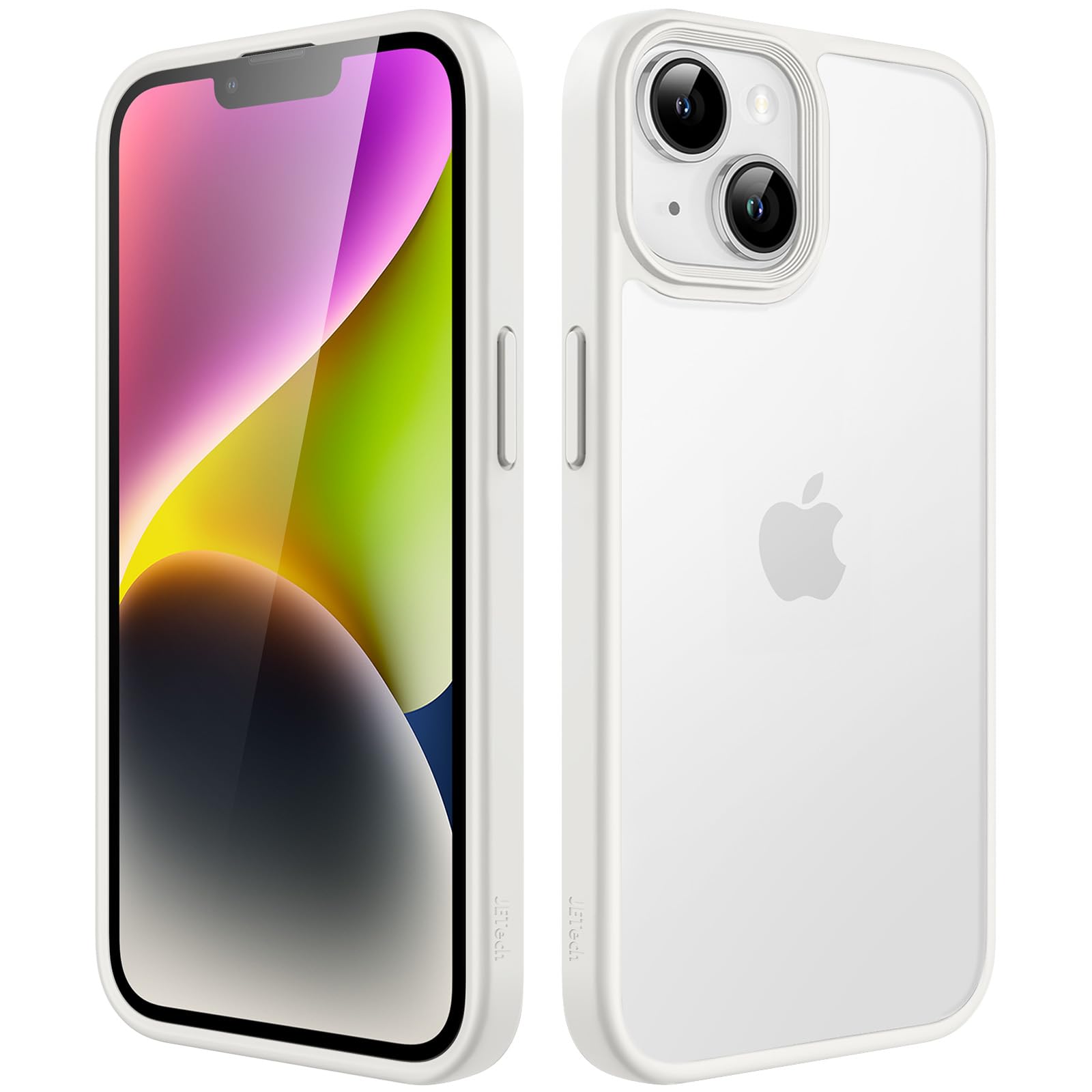 iPhone14 スターライト＋iFaceケース付 Amazon.co.jp: JETech iPhone 14用 マットケース (スターライト