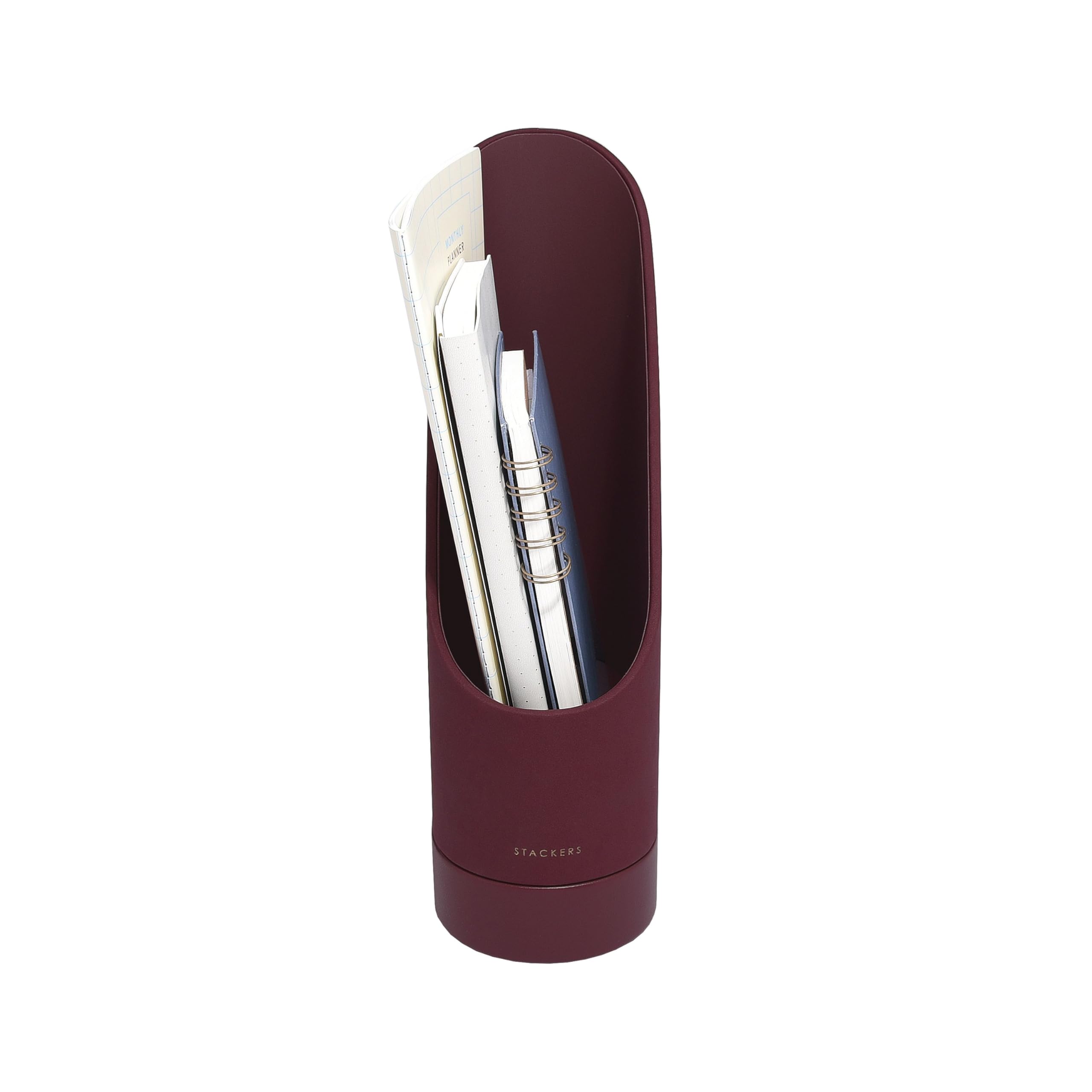 Stackers Garnet Magazine Rack & Base