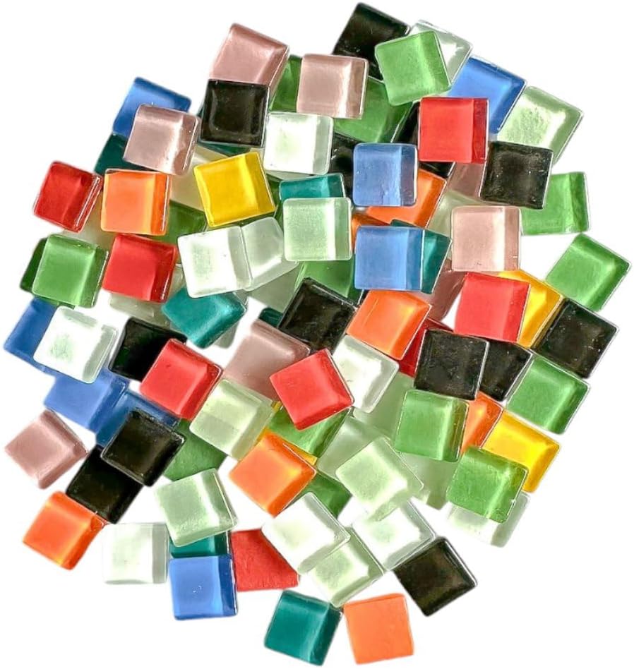 Multicolour 15x15x3mm Glossy 200 gm